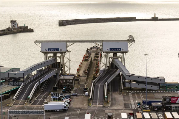 Dover, Amerika Birleşik Devletleri, 18 Ocak 2019:-Port of Dover, yakın İngilizler port Fransa'ya Kent görünümü