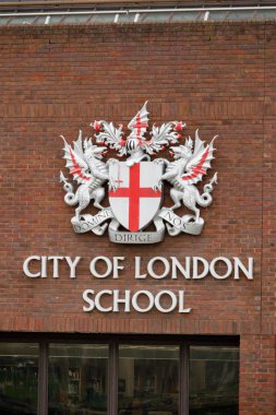 London, Büyük Britanya, 31 Ocak 2019:-London School şehir Thames Nehri kıyısında bulunan
