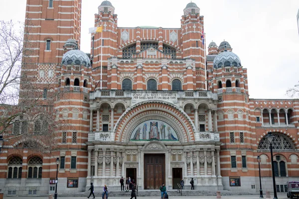 London, Büyük Britanya, 31 Ocak 2019:-Westminster Cathedral, Katolikler İngiltere'de en büyük ve Anne Kilisesi