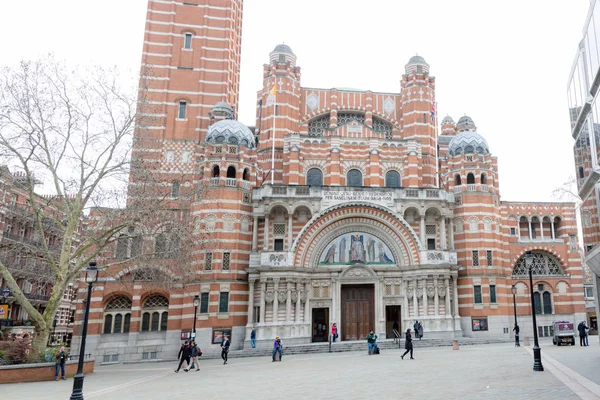 London, Büyük Britanya, 31 Ocak 2019:-Westminster Cathedral, Katolikler İngiltere'de en büyük ve Anne Kilisesi