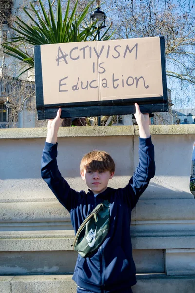 London Verenigd Koninkrijk 15E Februari 2019 Opvallend School Verouderde Kinderen — Stockfoto