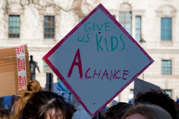 Londres Reino Unido Febrero 2019 Niños Edad Escolar Centro Londres — Foto de Stock