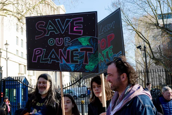 Londres Reino Unido Febrero 2019 Niños Edad Escolar Centro Londres —  Fotos de Stock