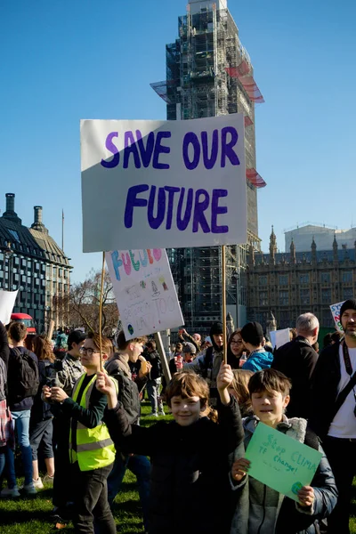 London Verenigd Koninkrijk 15E Februari 2019 Opvallend School Verouderde Kinderen — Stockfoto