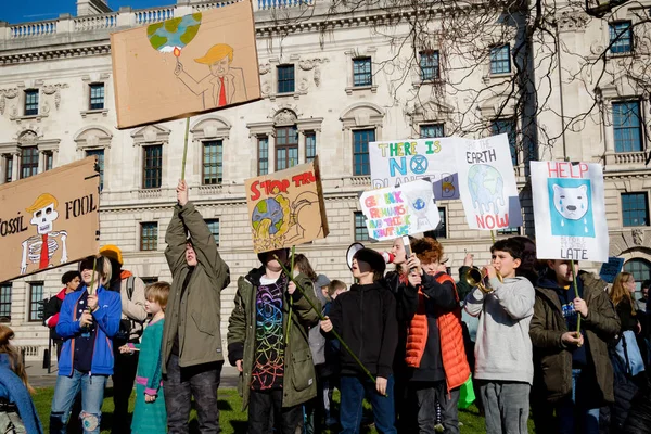 Londres Reino Unido Reino Unido Fevereiro 2019 Crianças Idade Escolar — Fotografia de Stock