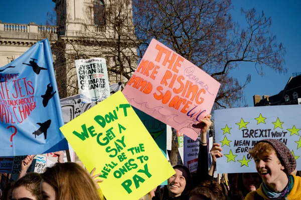 Londres Reino Unido Reino Unido Febrero 2019 Niños Edad Escolar —  Fotos de Stock