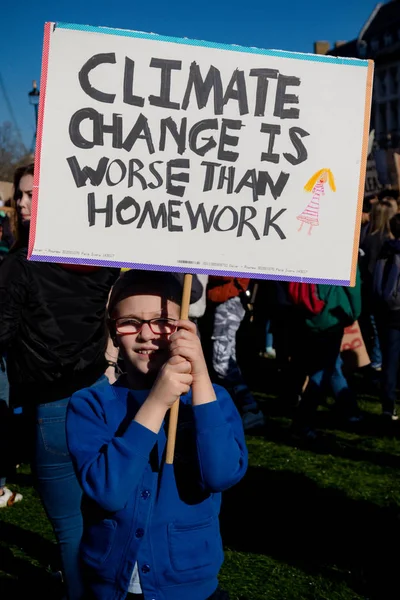 London Verenigd Koninkrijk 15E Februari 2019 Opvallend School Verouderde Kinderen — Stockfoto