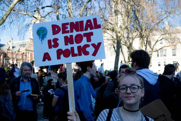 Londres Reino Unido Febrero 2019 Niños Edad Escolar Centro Londres —  Fotos de Stock