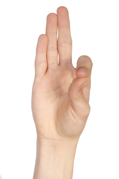 Alfabeto in lingua dei segni americana — Foto Stock
