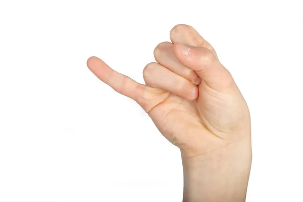 Alfabeto en el lenguaje de signos americano — Foto de Stock