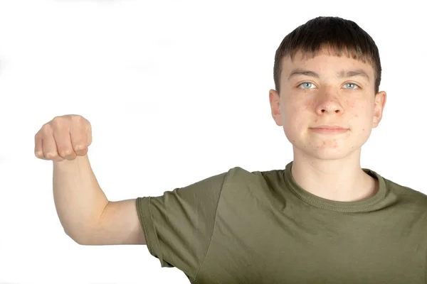 American Sign Language performed on one hand — Stock Photo, Image