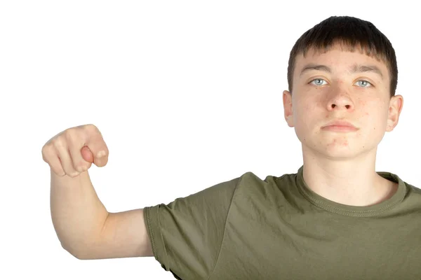 American Sign Language performed on one hand — Stock Photo, Image