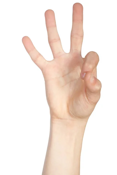 Alphabet in American Sign Language — Stock Photo, Image