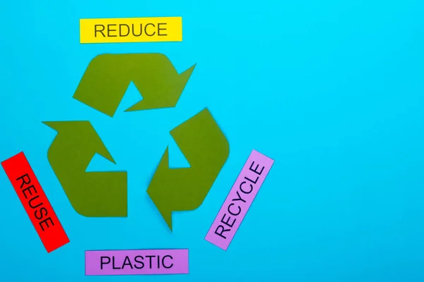 Redukcji, ponownego wykorzystania & recyklingu — Zdjęcie stockowe