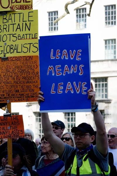 Brexit ロンドンの抗議 — ストック写真