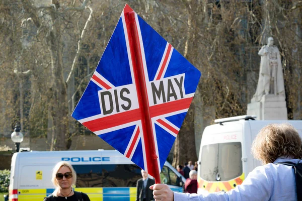 Protesto do Dia Brexit em Londres — Fotografia de Stock