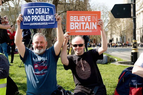 Brexit Day Protest in London — Stock Photo, Image