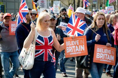 Londra'nın Brexit gün protesto