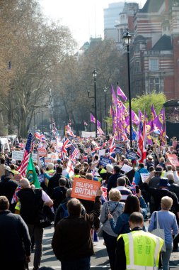 Londra'nın Brexit gün protesto