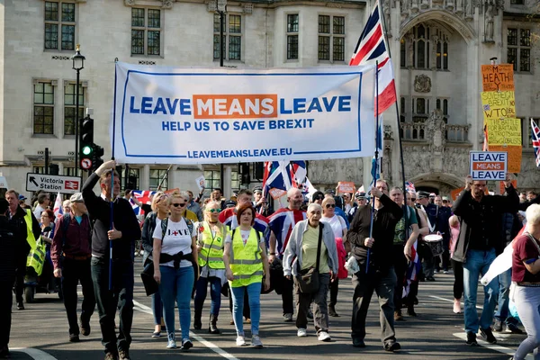 Manifestation du Brexit Day à Londres — Photo