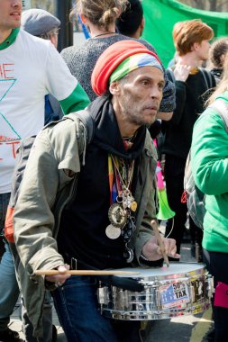 Londra'nın merkezinde exctintion İsyanı Protesto