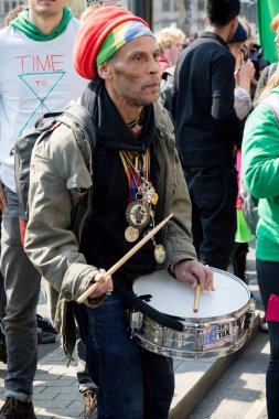 Londra'nın merkezinde exctintion İsyanı Protesto