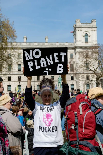 Protesta de rebelión de extinción en el centro de Londres —  Fotos de Stock