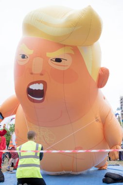 Londra'nın merkezinde Anti Donald Trump Protestocular
