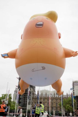 Londra'nın merkezinde Anti Donald Trump Protestocular