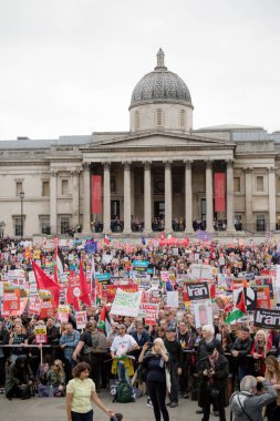 Londra'nın merkezinde Anti Donald Trump Protestocular