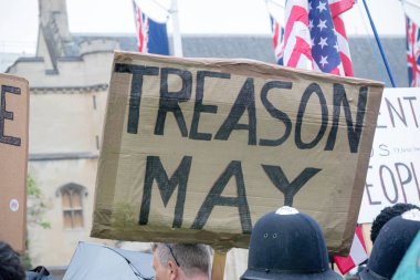 Londra'nın merkezinde Anti Donald Trump Protestocular