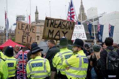 Londra'nın merkezinde Anti Donald Trump Protestocular