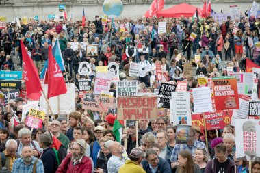 Londra'nın merkezinde Anti Donald Trump Protestocular