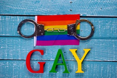 Gay Pride kavramının yukarıdan aşağıya fotoğraf