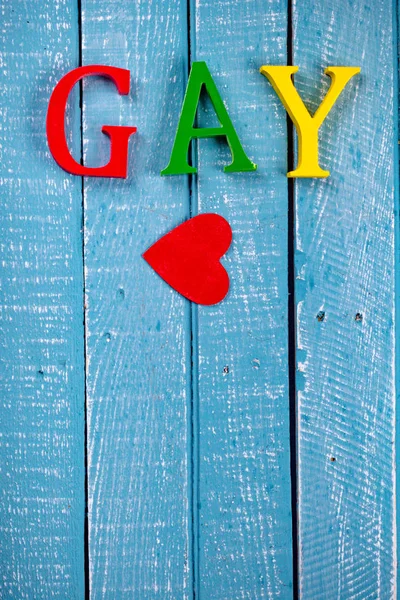 Foto de arriba hacia abajo del concepto de Orgullo Gay —  Fotos de Stock
