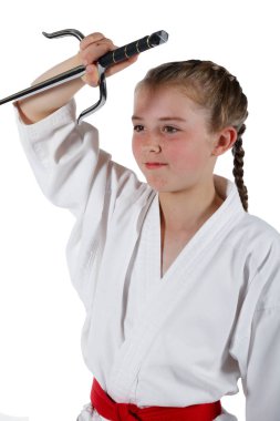 Tweenage kız karate gidiyor