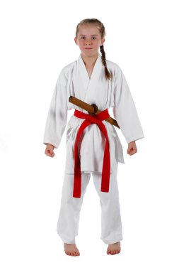 Tweenage kız karate gidiyor