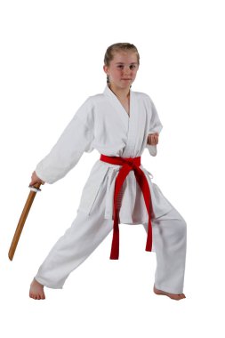 Tweenage kız karate gidiyor