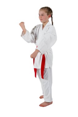 Tweenage kız karate gidiyor