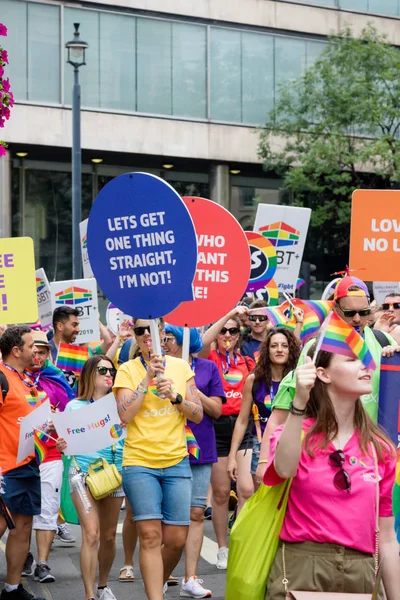 London Pride 50. rocznica — Zdjęcie stockowe