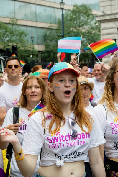 London Pride 50. rocznica — Zdjęcie stockowe