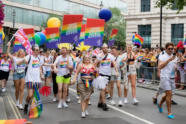 London Pride 50. rocznica — Zdjęcie stockowe