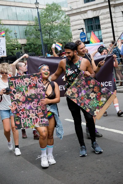 London Pride 50. rocznica — Zdjęcie stockowe