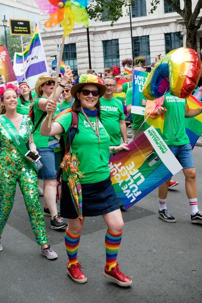 London Pride 50. rocznica — Zdjęcie stockowe