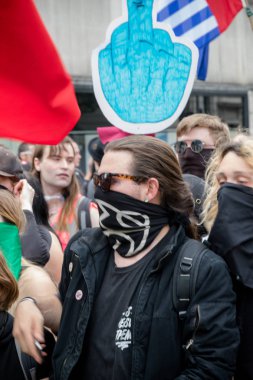 Londra'da anti faşist protestolar