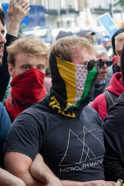 Protestas antifascistas en Londres —  Fotos de Stock