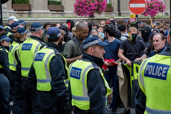 Protes anti fasis di London — Stok Foto