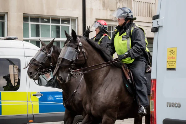 Antifaschistische Proteste in London — Stockfoto