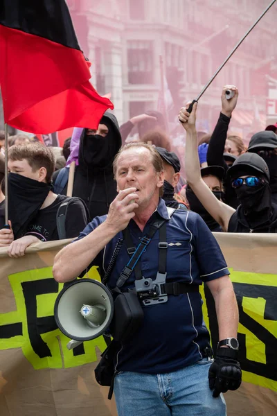 Manifestations antifascistes à Londres — Photo