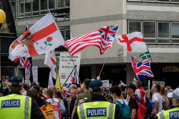 Antifascistiska protester i London — Stockfoto